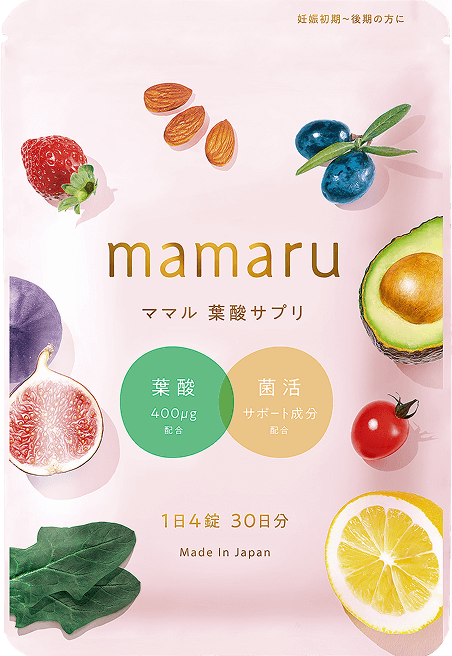 mamaru  葉酸サプリ product_package_mamaru.